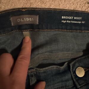 DL1961 Bridget Boot High-Rise Jeans in Indigo